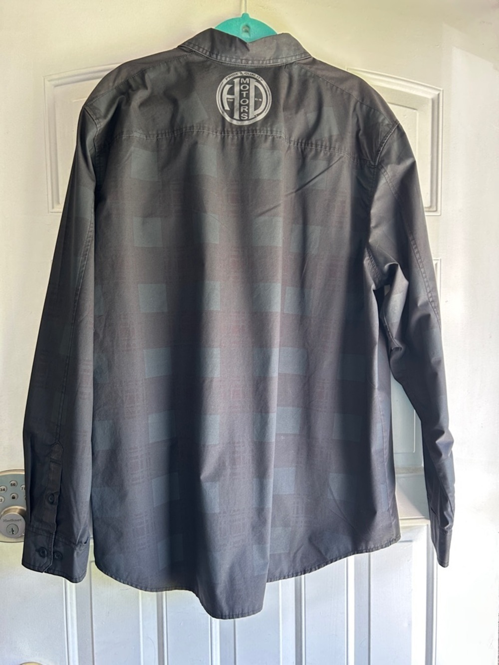 HARLEY DAVIDSON MENS BLACK LONG SLEEVE DUAL FLAP FRONT POCKETS SZ 2XL - Picture 4 of 12